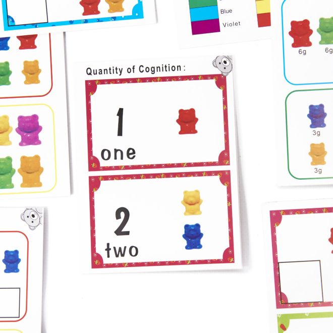 Dětská hra Medvídci pro počítání 61 dílů - Montessori