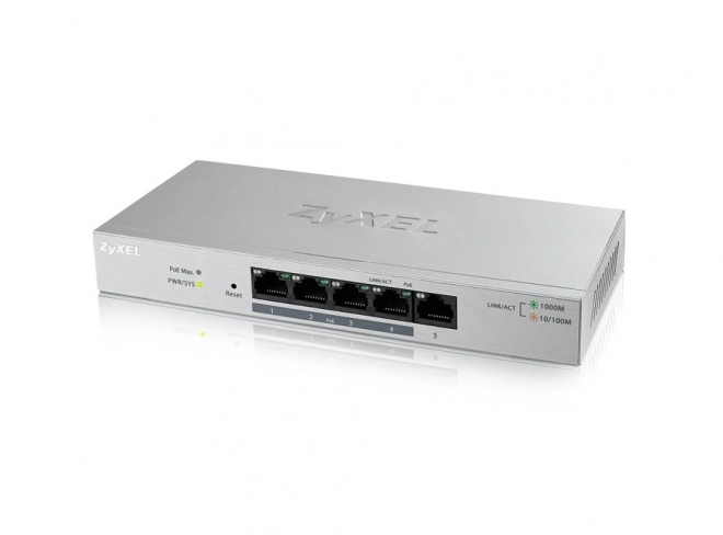 Chytrý přepínač GS1200-5HPV2-EU0101F 5xGigabit 4xPOE 60W