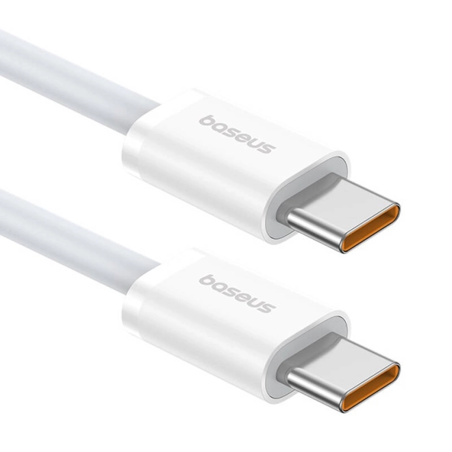 Rychlonabíjecí kabel USB-C na USB-C Baseus Superior 2 100W 2m (bílý)