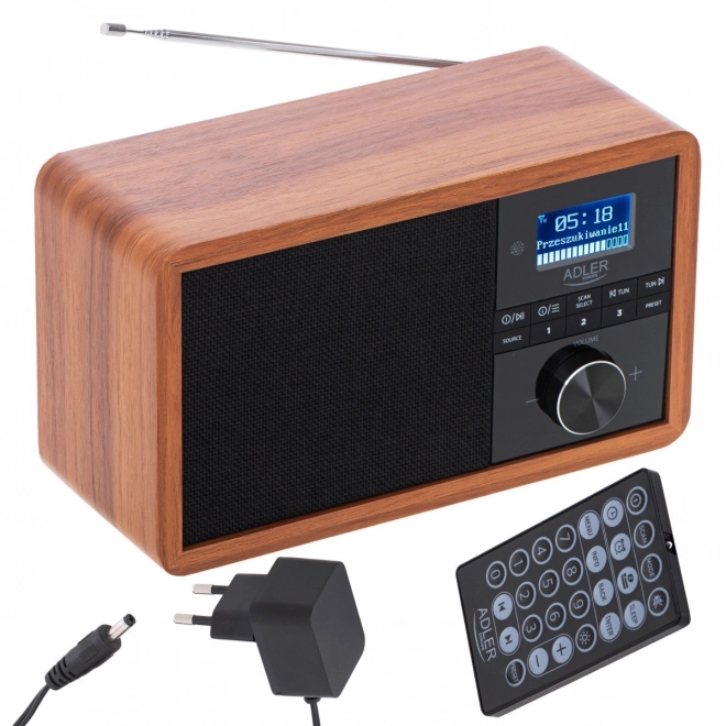 Rádio DAB+ AD 1184 Bluetooth USB