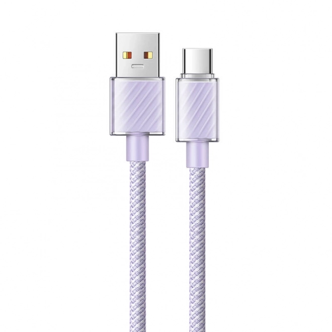 Kabel USB-A na USB-C Mcdodo CA-3655, 100W, 2m (fialový)