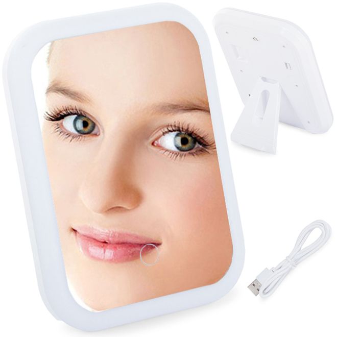 Osvětlené kosmetické zrcadlo pro make-up