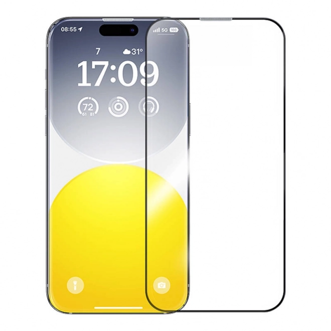 Safírové tvrzené sklo Baseus 0,3 mm pro iPhone 15 ProMax