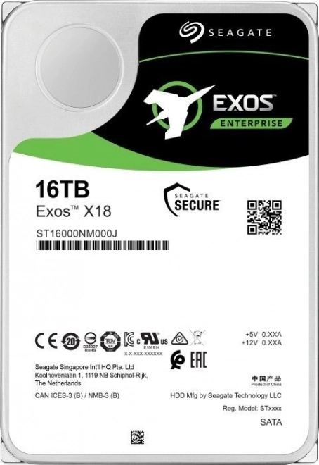 Disk Exos X18 16TB 4Kn SATA 3,5 ST16000NM000J