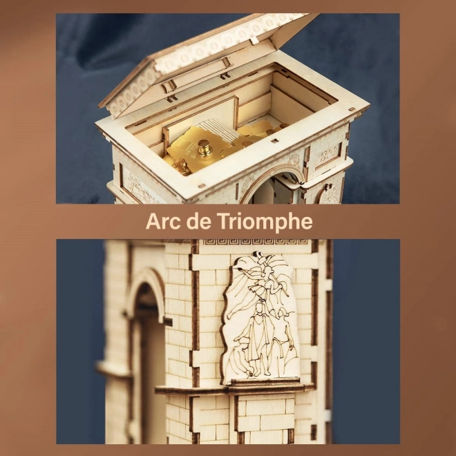 Arc de Triomphe - Vítězný oblouk - 3D dřevěná stavebnice - dekorace