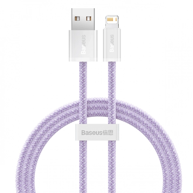 Baseus Dynamic kabel USB-Lightning, 2,4 A, 1 m (fialový)