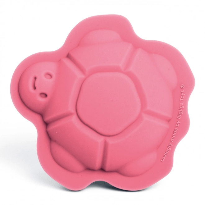 Bigjigs Toys Silikonové formičky růžové Coral