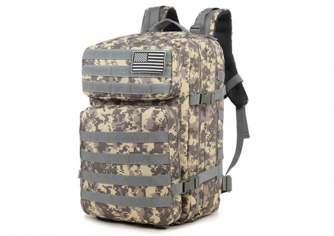 Vojenský vojenský batoh Tactical Grey 40-60L