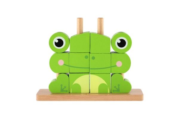 Dřevěná skládačka - Žába
