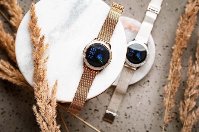 Oro Smartwatch Crystal Silver