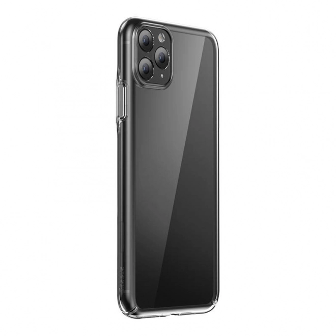 Pouzdro Baseus Crystal Series pro iPhone 11 pro max (čiré) + tvrzené sklo + čisticí sada