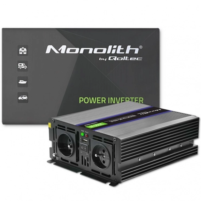 Měnič napětí Monolith 3000 MS Wave | 12V na 230V | 1500/3000W | USB