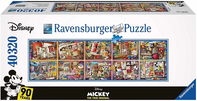 Puzzle 40 000 dílků S Mickeym v průběhu let