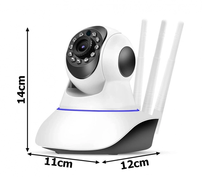 IP kamera WiFi elektronická chůva s otočným senzorem a zvukem