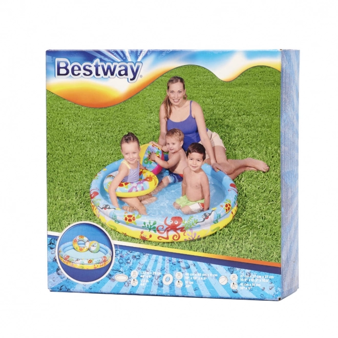 BESTWAY 51124 Bazén s kuličkovým kruhem 122cm 2-4 letý