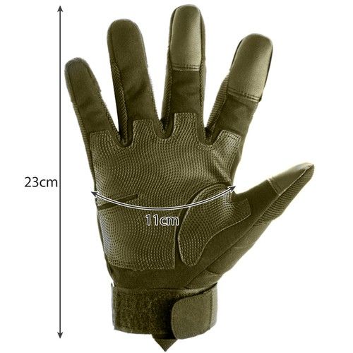 Taktické rukavice L khaki Trizand 21771