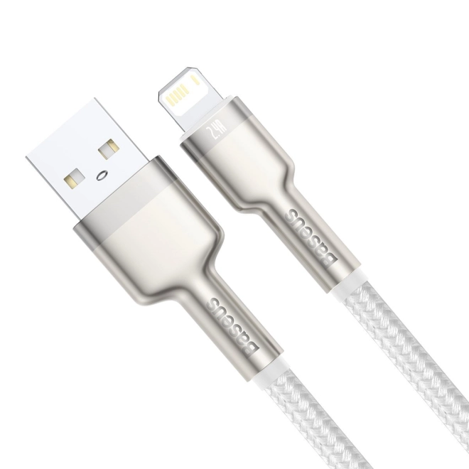 USB kabel pro Lightning Baseus Cafule, 2,4A, 1m (bílý)