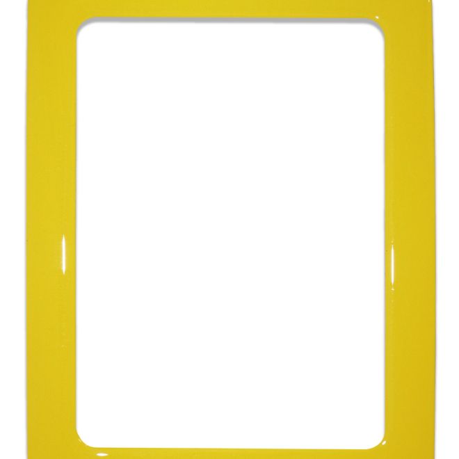 Magnetický samolepicí rámeček velikosti 16,0x11,8 cm - žlutý