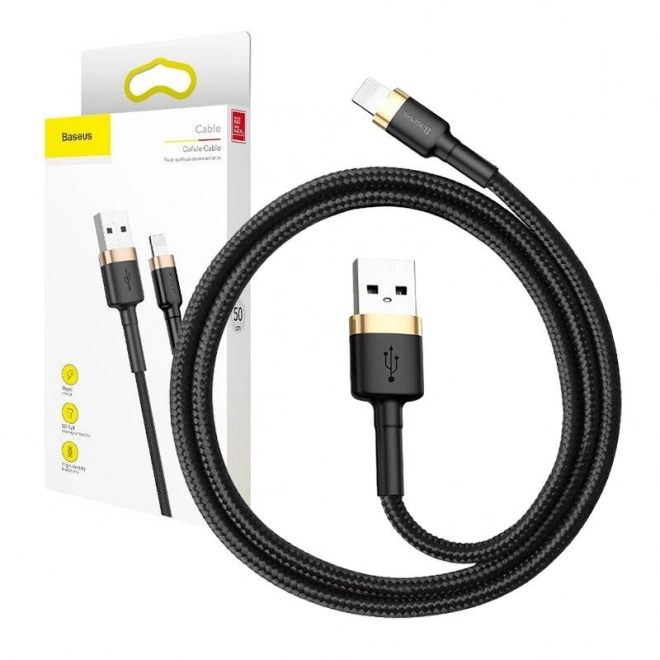 Baseus Cafule Cable USB Lightning 1,5 A 2m (Gold Black)