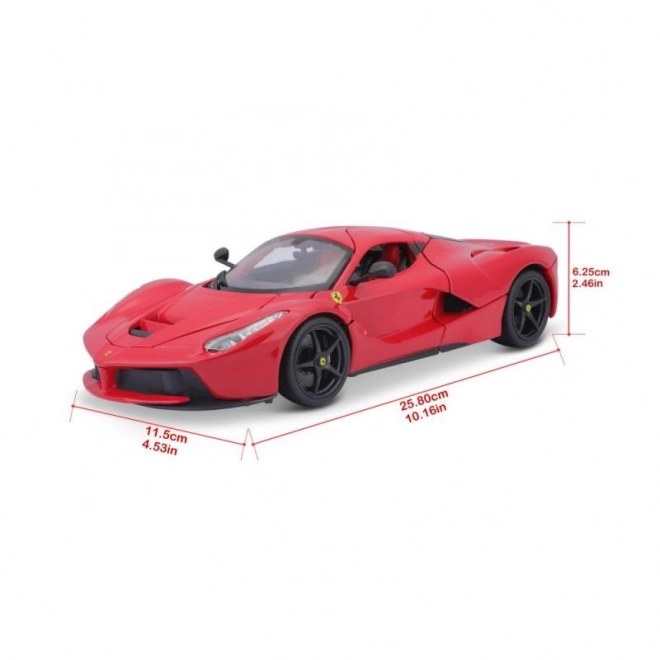 Bburago 1:18 La Ferrari červená