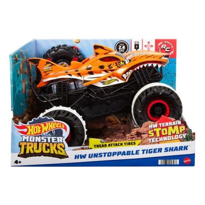 Hot Wheels RC Monster Truck Tygří žralok