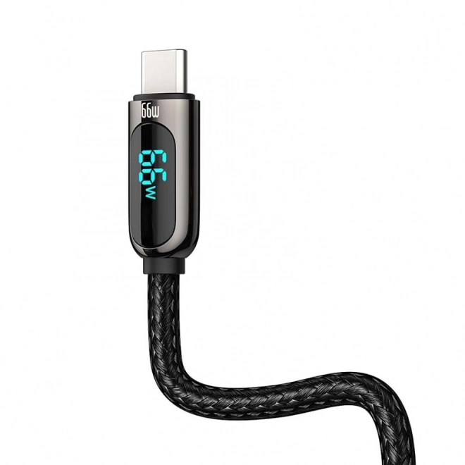 Baseus Kabel displeje USB k Type-C, 66W, 1m (černý)