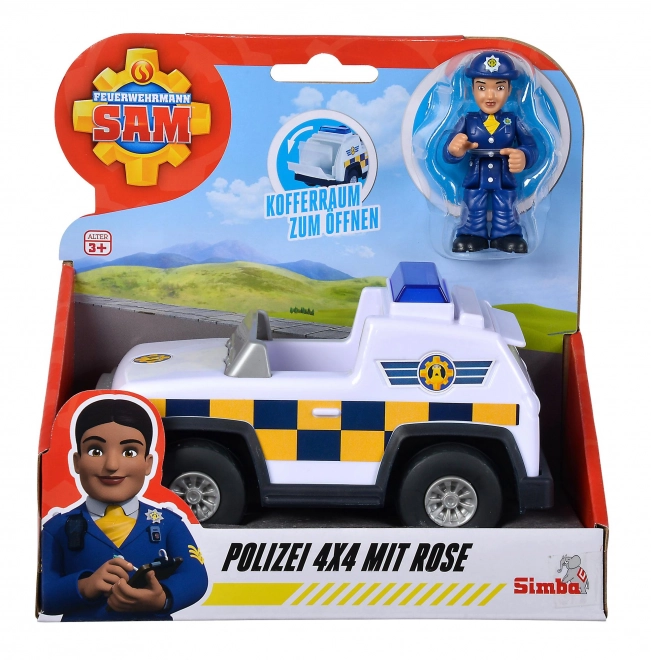 Policejní džíp Hasič Sam 4x4 mini