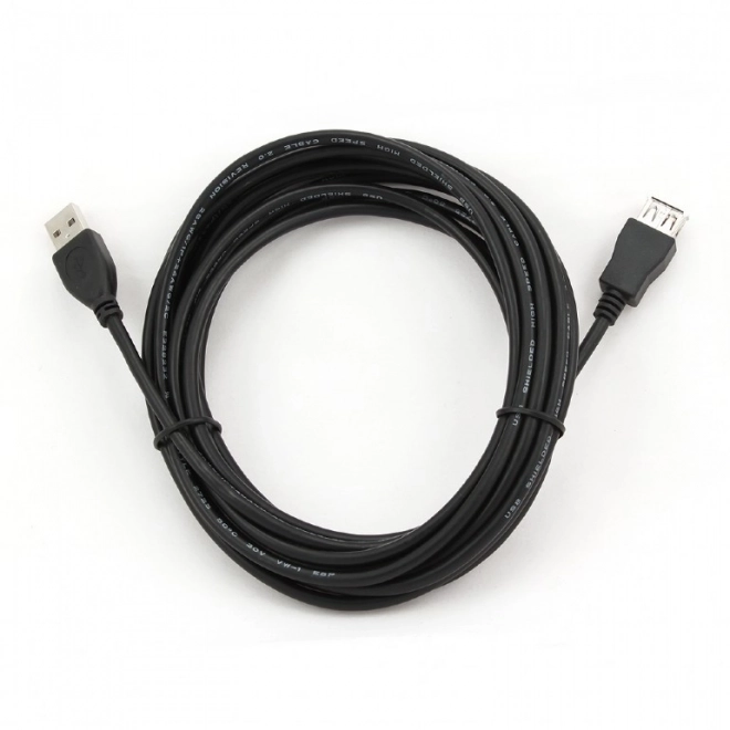 Prodlužovací kabel USB 2.0 typu AM-AF 4,5 m černý