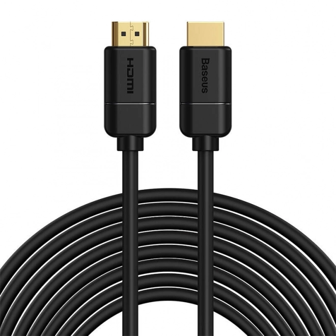 Kabel Baseus 2x HDMI 2.0 4K 30Hz, 3D, HDR, 18Gbps, 8m - černý