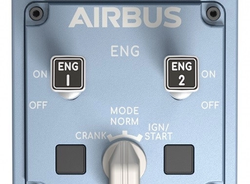 Důstojnický balíček Airbus Joystick + sada plynu