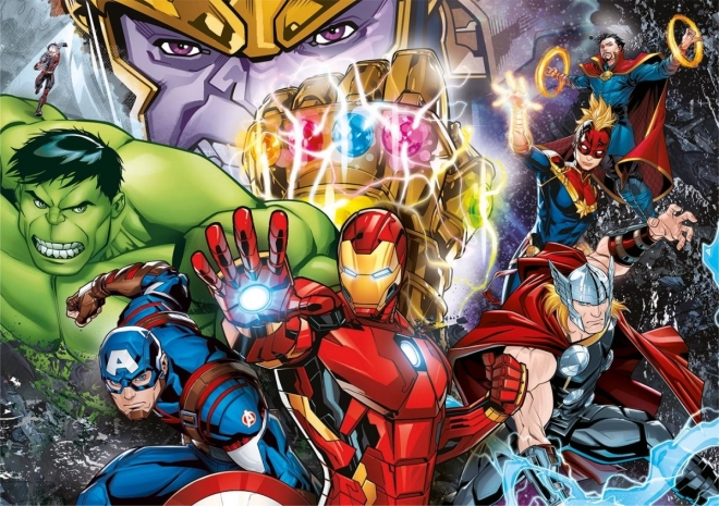 Clementoni zářivý puzzle Marvel: Avengers