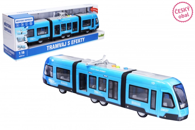 Moderní tramvaj s efekty 44 cm