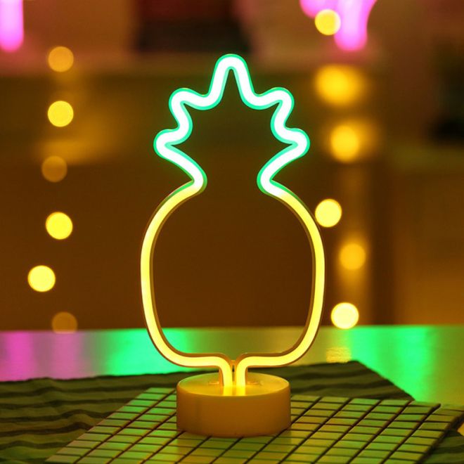 Dekorativní neonové světlo LED ananas