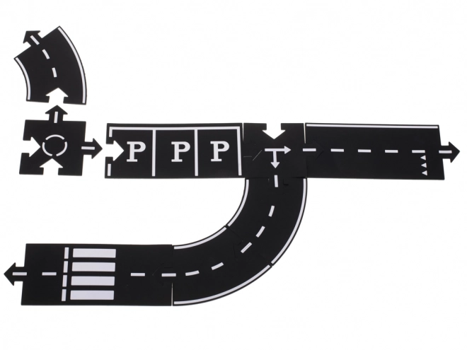 Kreativní puzzle 2v1 silnice 40 prvků