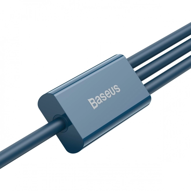 Kabel USB 3v1 Baseus Superior Series, USB na micro USB / USB-C / Lightning, 3,5 A, 1,5 m (modrý)