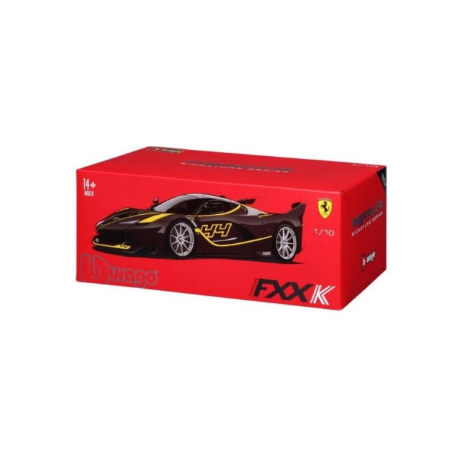 Model auta Bburago Ferrari FXX K černý 1:18