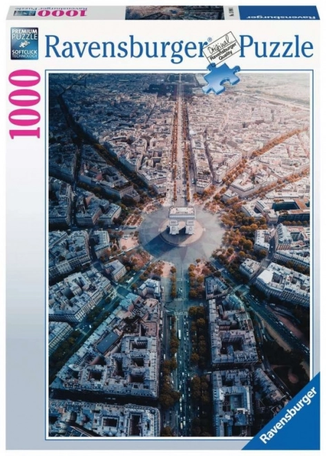 Ravensburger Puzzle Pohled na Paříž 1000 dílků