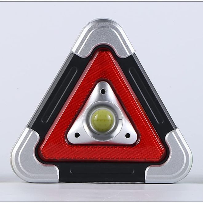 Multifunkční výstražný trojúhelník - stříbrný