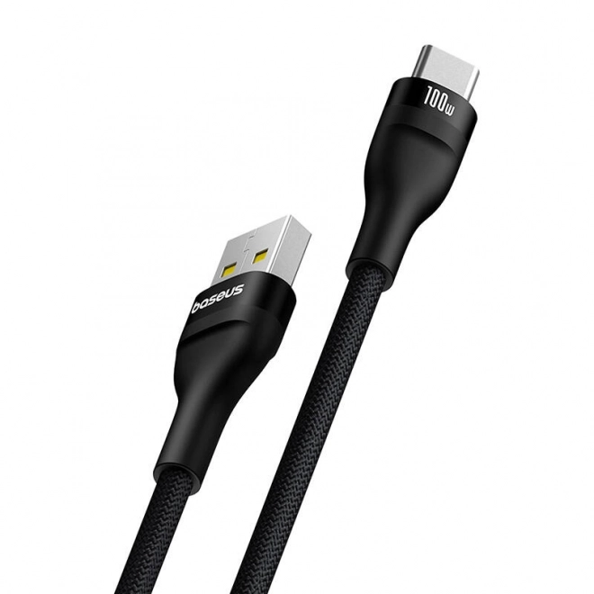 Nabíjecí kabel Baseus Flash 2 USB na USB-C 100W, 2 m (černý)