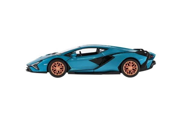 Auto Kinsmart Lamborghini  Sián FKP 37 kov/plast 13cm mix barev