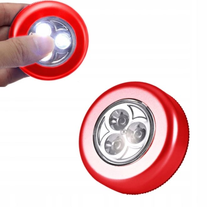 LED Samolepící dotykové světlo – Červená