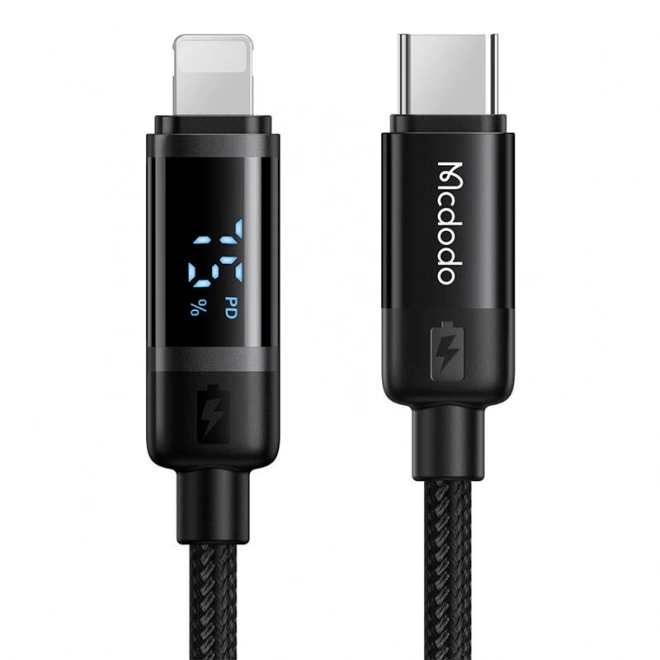 Mcdodo CA-5210 Kabel USB-C na Lightning, 36 W, 1,2 m (černý)