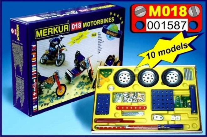 Merkur 018 Motocykly - 182 dílů