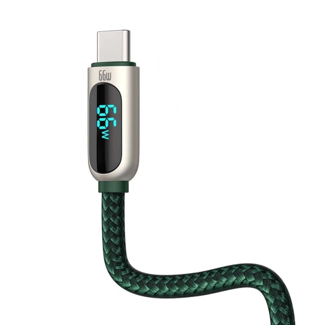 Baseus Kabel displeje USB k Type-C, 66W, 1m (zelený)