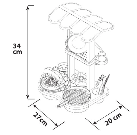 Androni Grilovací stánek - barbecue