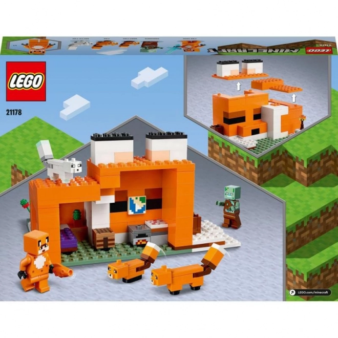 LEGO Minecraft 21178 Liščí domek