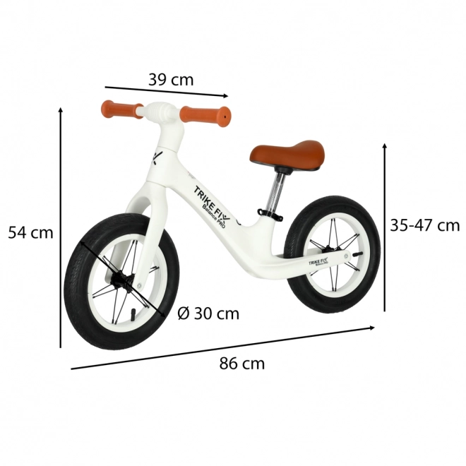 Běžecké kolo Trike Fix Balance PRO bílé