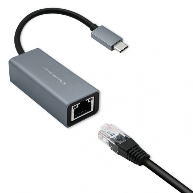 Adaptér USB-C na RJ45 Ethernet | 1000Mbps | Hliníkové pouzdro