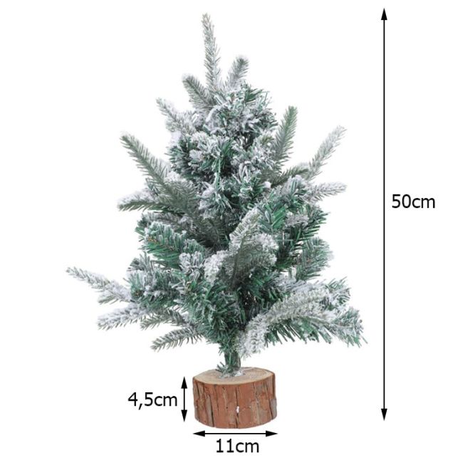 Umělý vánoční stromek Snow Small 50cm stolní ozdoba