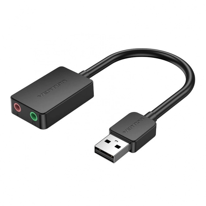 Externí zvuková karta USB 2.0 TRS Vention CDYB0 2-port 0,15 m